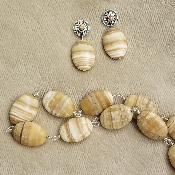 HANDMADE Stunning Agate Necklace! - Picture 3 of 7